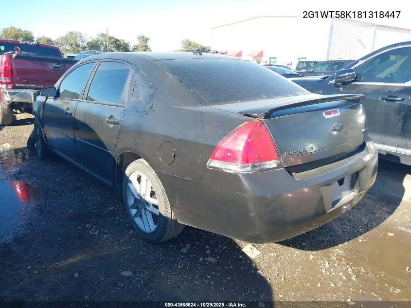 2G1WT58K181318447 2008 Chevrolet Impala Lt