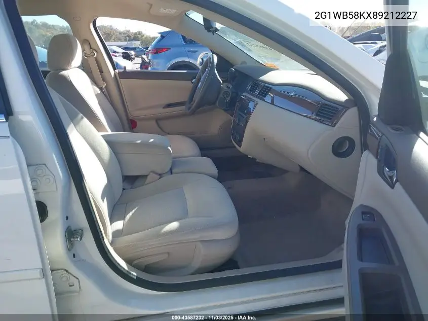 2G1WB58KX89212227 2008 Chevrolet Impala Ls
