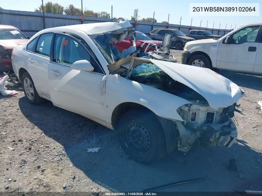 2G1WB58N389102064 2008 Chevrolet Impala Ls