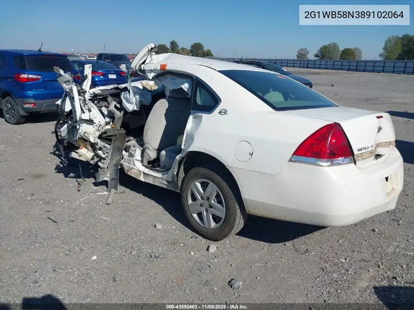 2G1WB58N389102064 2008 Chevrolet Impala Ls