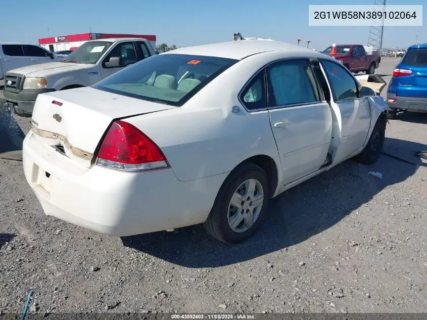 2G1WB58N389102064 2008 Chevrolet Impala Ls
