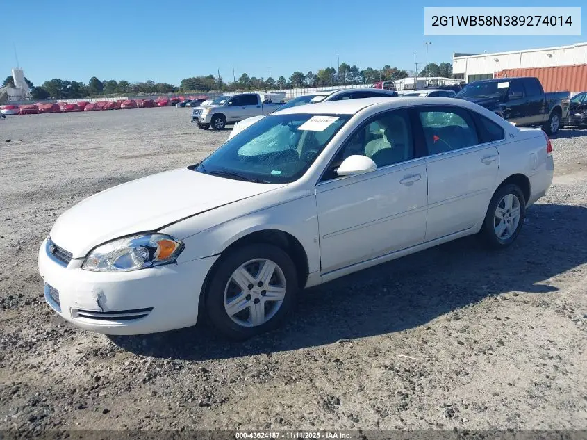 2G1WB58N389274014 2008 Chevrolet Impala Ls
