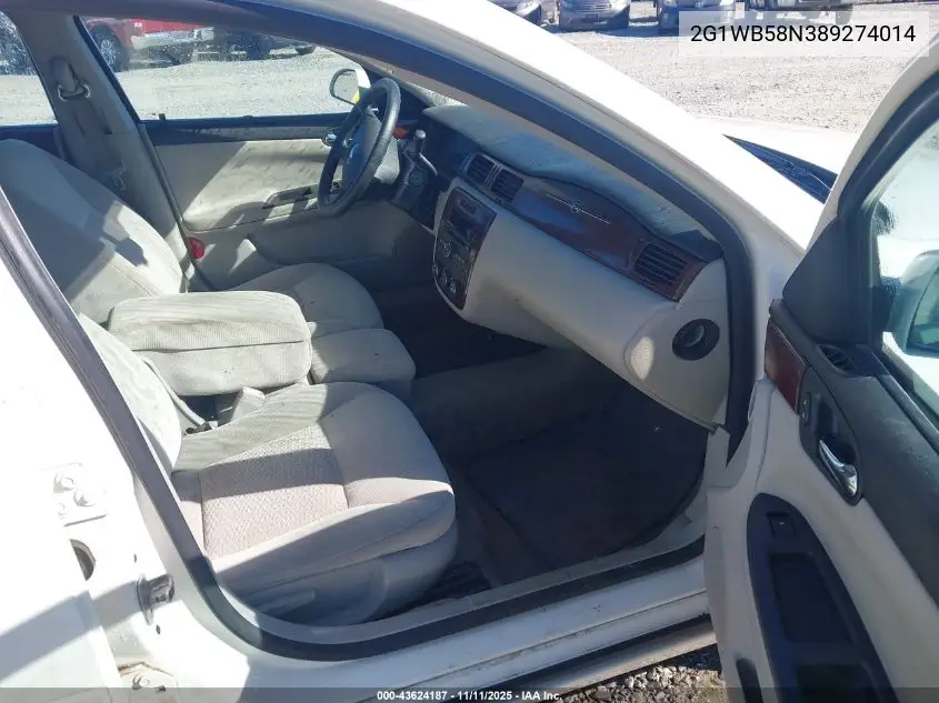 2G1WB58N389274014 2008 Chevrolet Impala Ls