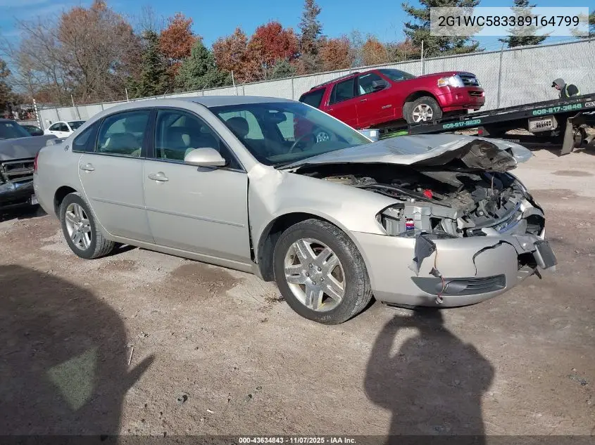 2G1WC583389164799 2008 Chevrolet Impala Lt