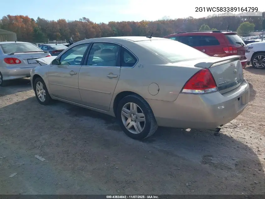 2G1WC583389164799 2008 Chevrolet Impala Lt