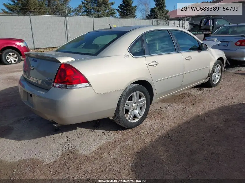 2G1WC583389164799 2008 Chevrolet Impala Lt
