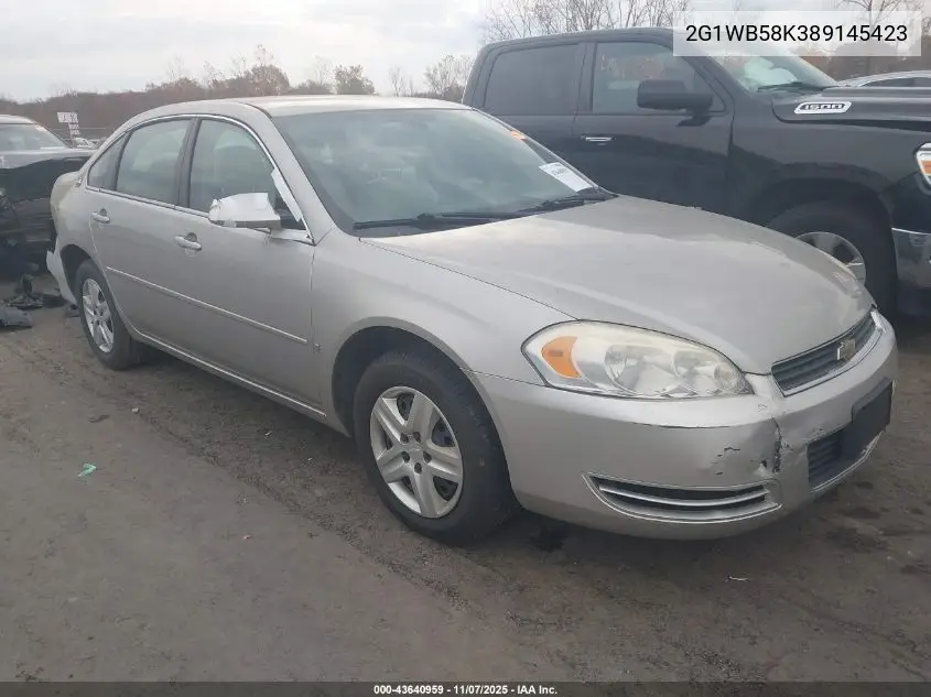 2G1WB58K389145423 2008 Chevrolet Impala Ls