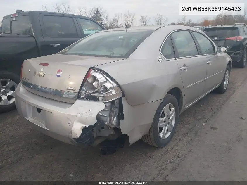 2G1WB58K389145423 2008 Chevrolet Impala Ls