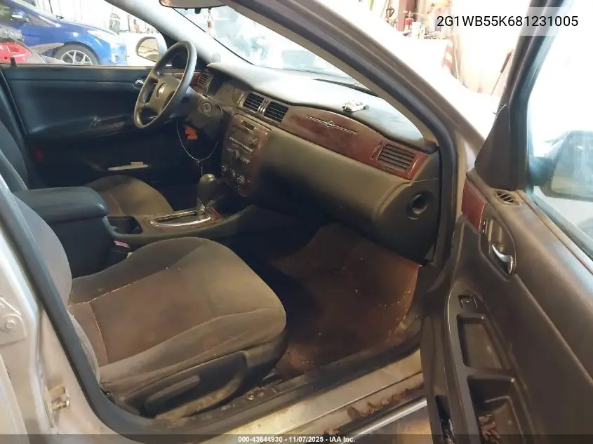 2G1WB55K681231005 2008 Chevrolet Impala Ls