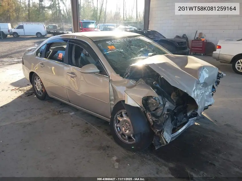 2G1WT58K081259164 2008 Chevrolet Impala Lt