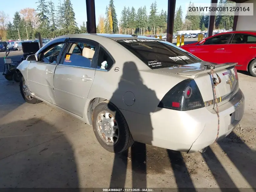 2G1WT58K081259164 2008 Chevrolet Impala Lt