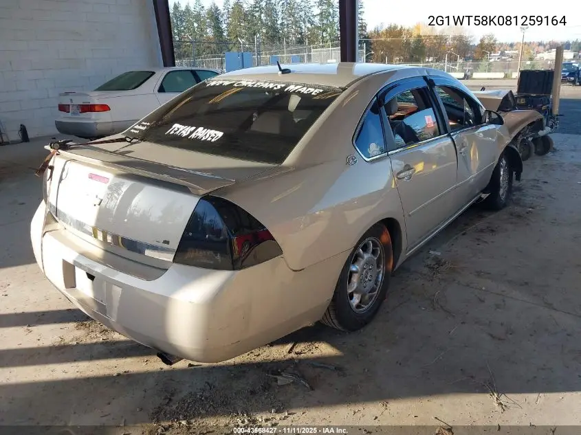 2G1WT58K081259164 2008 Chevrolet Impala Lt