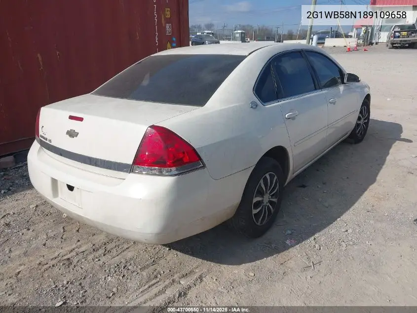 2G1WB58N189109658 2008 Chevrolet Impala Ls