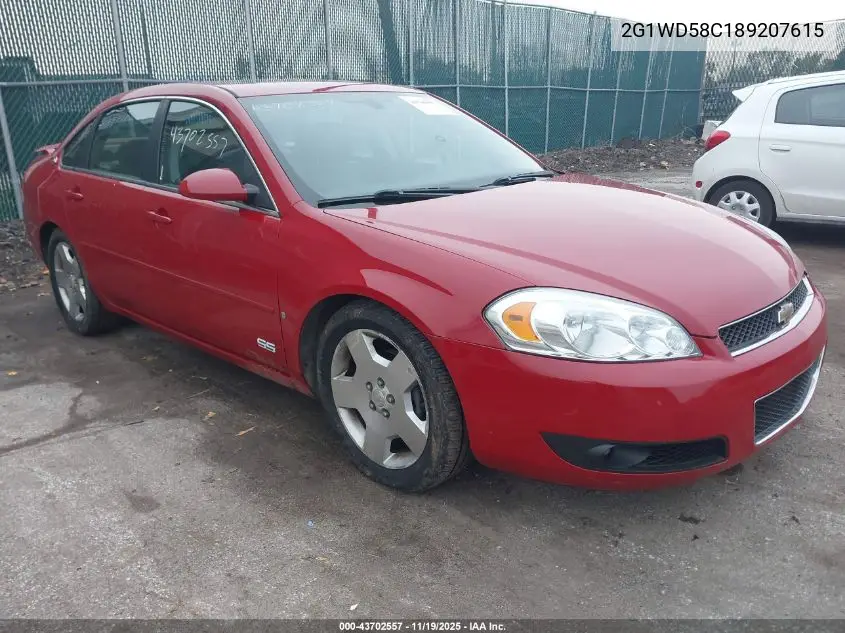 2G1WD58C189207615 2008 Chevrolet Impala Ss
