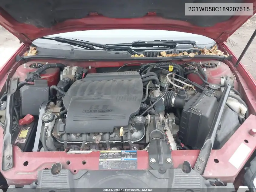 2G1WD58C189207615 2008 Chevrolet Impala Ss