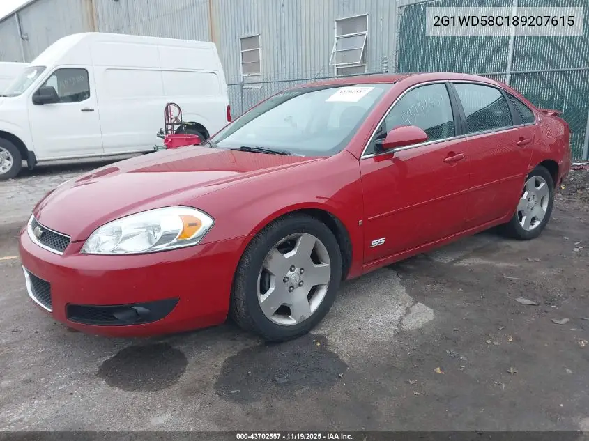 2G1WD58C189207615 2008 Chevrolet Impala Ss