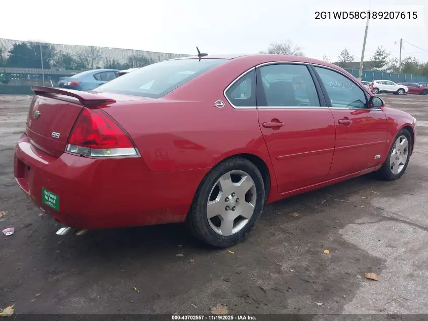 2G1WD58C189207615 2008 Chevrolet Impala Ss