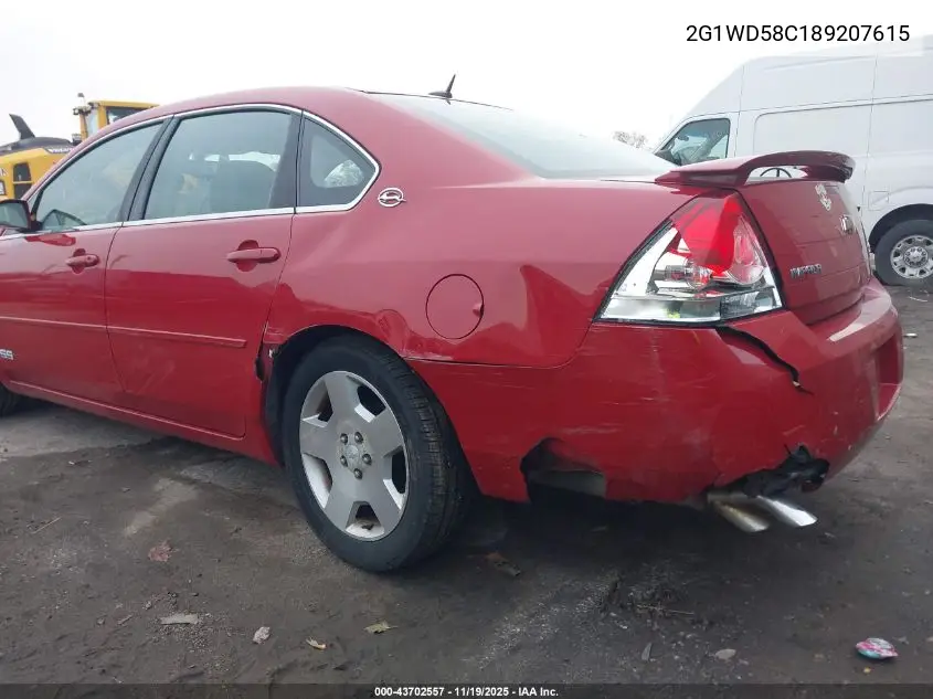 2G1WD58C189207615 2008 Chevrolet Impala Ss