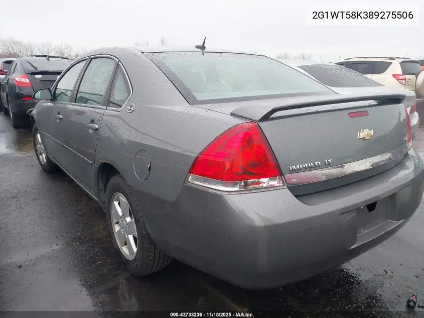2G1WT58K389275506 2008 Chevrolet Impala Lt