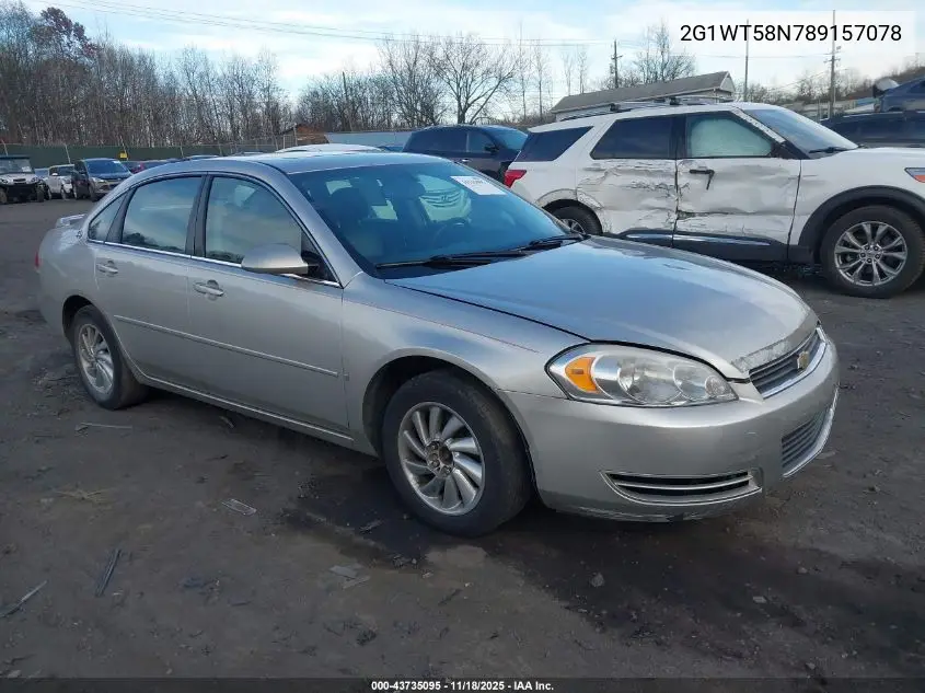 2G1WT58N789157078 2008 Chevrolet Impala Lt