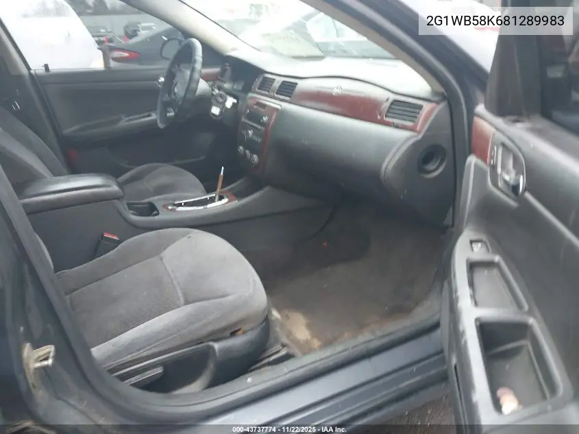 2G1WB58K681289983 2008 Chevrolet Impala Ls