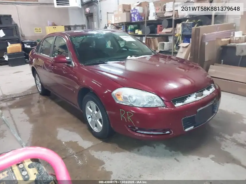 2G1WT58K881379648 2008 Chevrolet Impala Lt