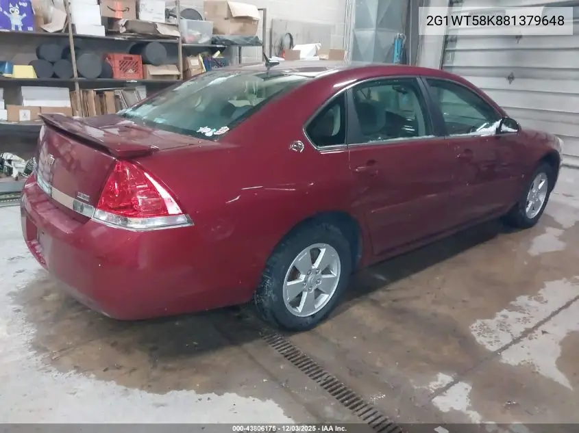 2G1WT58K881379648 2008 Chevrolet Impala Lt