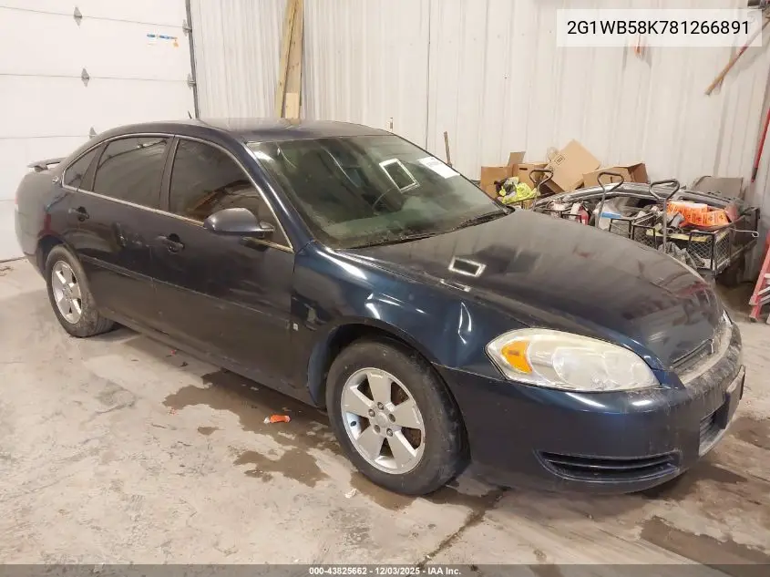 2G1WB58K781266891 2008 Chevrolet Impala Ls