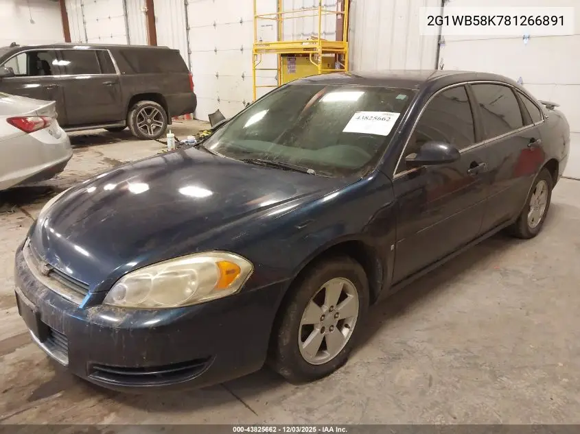 2G1WB58K781266891 2008 Chevrolet Impala Ls
