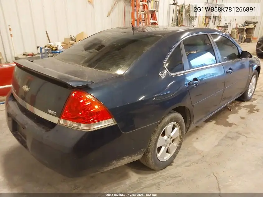 2G1WB58K781266891 2008 Chevrolet Impala Ls