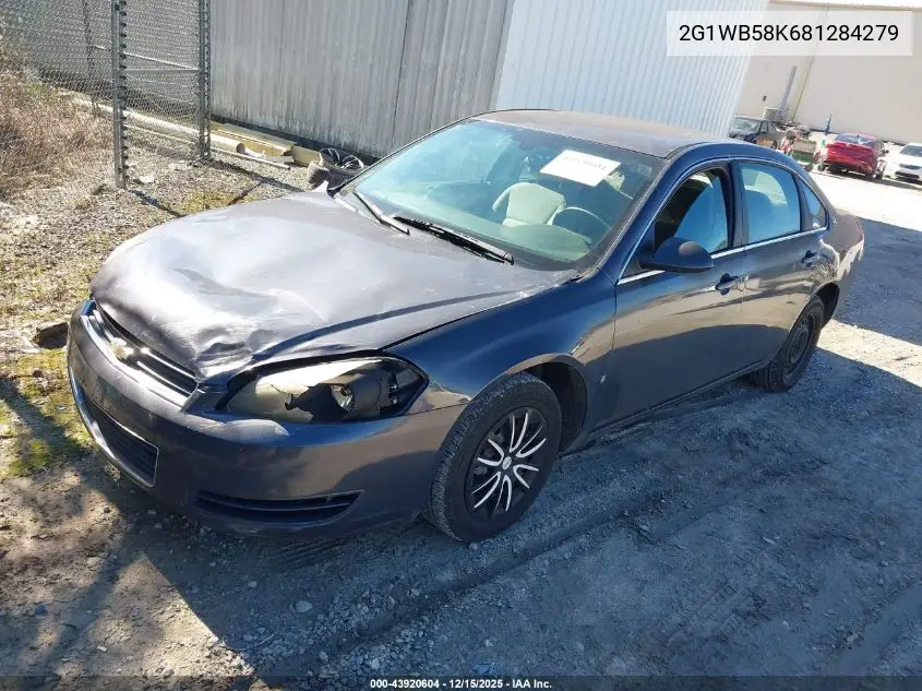 2G1WB58K681284279 2008 Chevrolet Impala Ls