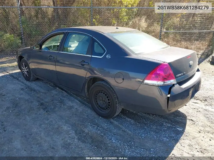 2G1WB58K681284279 2008 Chevrolet Impala Ls