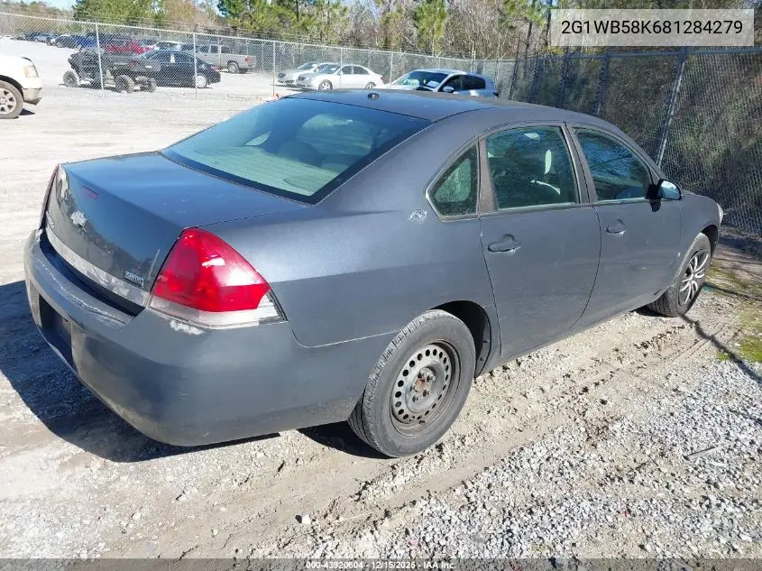 2G1WB58K681284279 2008 Chevrolet Impala Ls