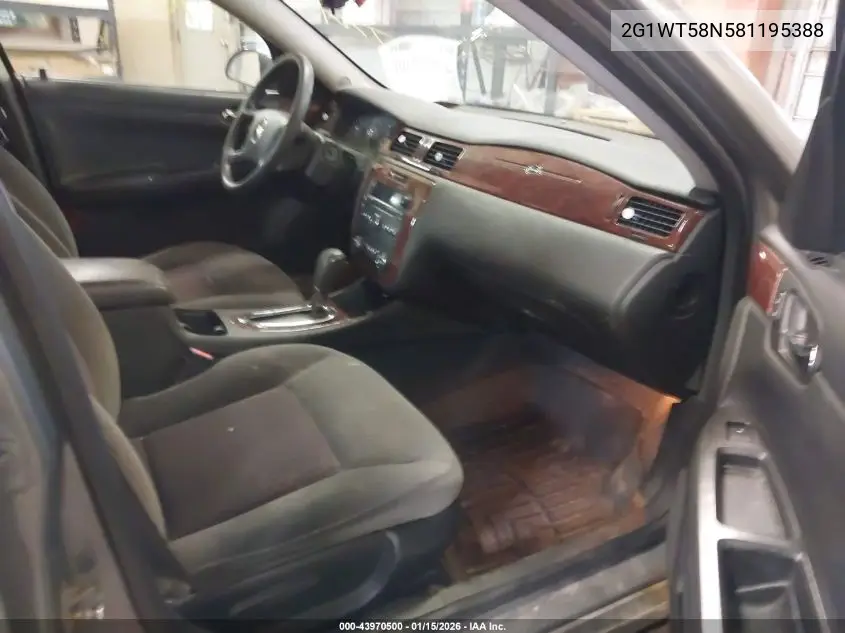 2G1WT58N581195388 2008 Chevrolet Impala Lt