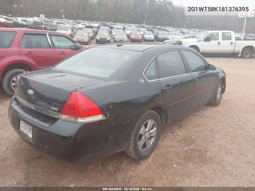 2G1WT58K181376395 2008 Chevrolet Impala Lt