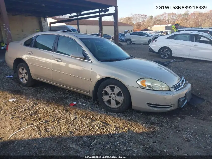 2G1WT58N889218339 2008 Chevrolet Impala Lt
