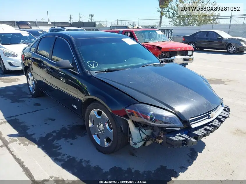 2G1WD58CX89281082 2008 Chevrolet Impala Ss