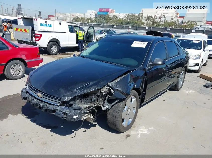 2G1WD58CX89281082 2008 Chevrolet Impala Ss