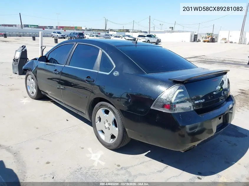 2G1WD58CX89281082 2008 Chevrolet Impala Ss