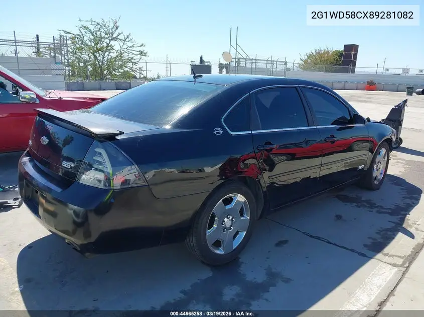2G1WD58CX89281082 2008 Chevrolet Impala Ss