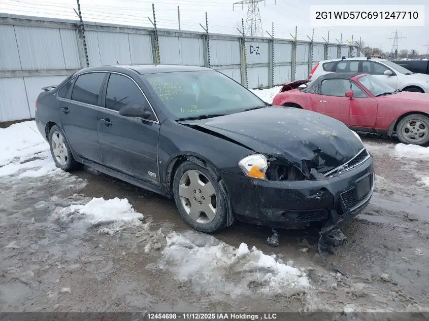 2G1WD57C691247710 2009 Chevrolet Impala Ss