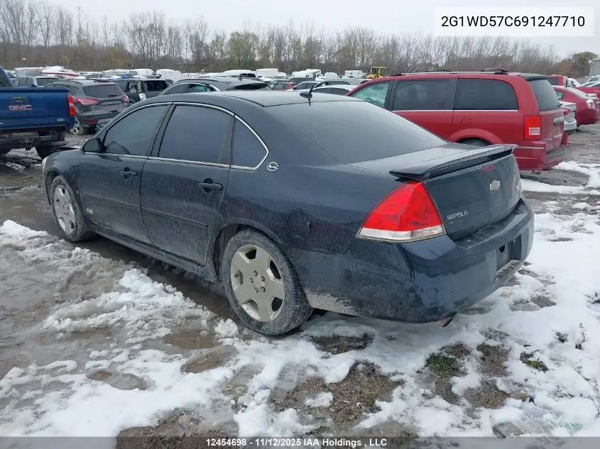 2G1WD57C691247710 2009 Chevrolet Impala Ss