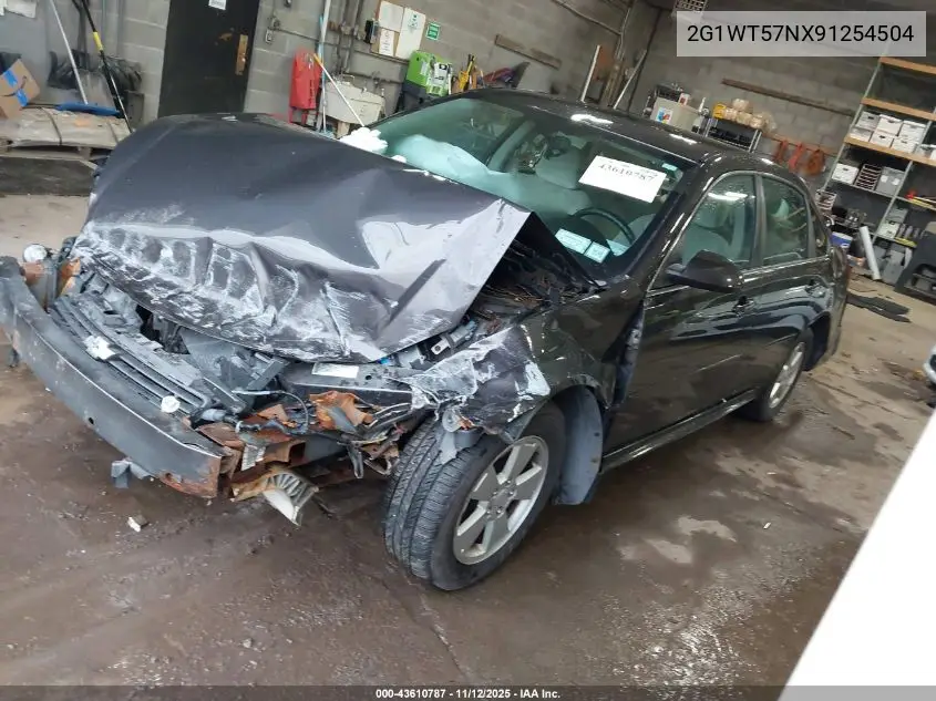 2G1WT57NX91254504 2009 Chevrolet Impala Lt