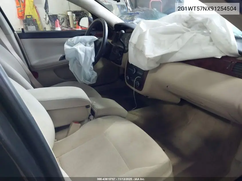 2G1WT57NX91254504 2009 Chevrolet Impala Lt