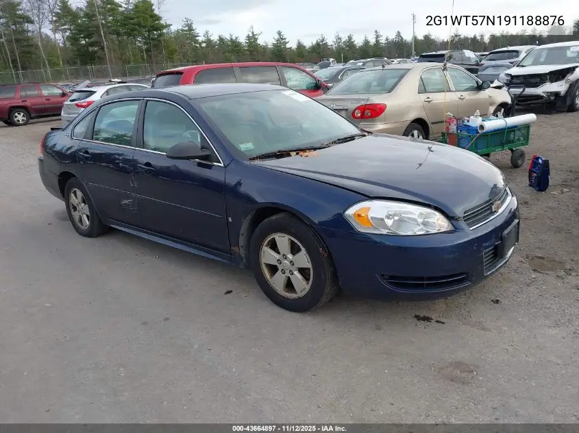 2G1WT57N191188876 2009 Chevrolet Impala Lt