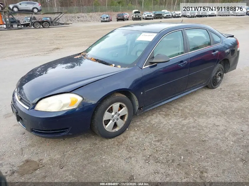 2G1WT57N191188876 2009 Chevrolet Impala Lt