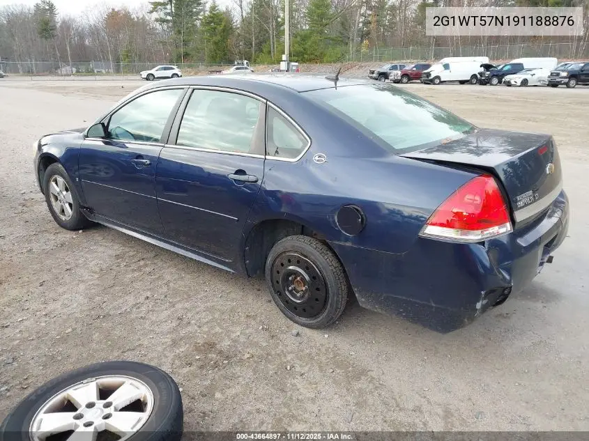 2G1WT57N191188876 2009 Chevrolet Impala Lt