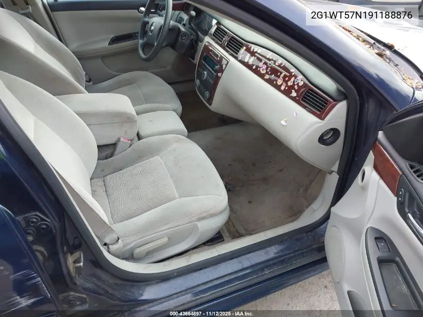 2G1WT57N191188876 2009 Chevrolet Impala Lt