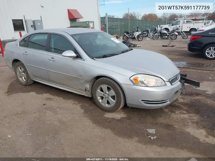 2G1WT57K591177739 2009 Chevrolet Impala Lt