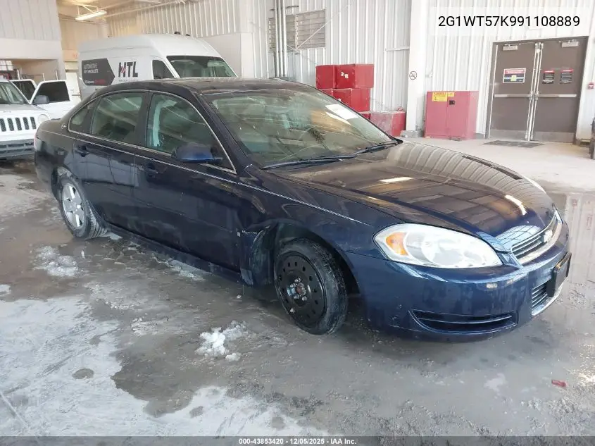 2G1WT57K991108889 2009 Chevrolet Impala Lt